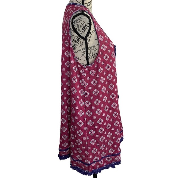 Weekend Blouse Sleeveless knit Boho purple Suzanne Betro women’s size 1X - Picture 5 of 11